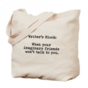 Writers Block Tote, Photo CafePress.com