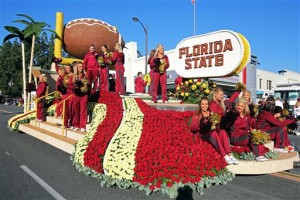 FSU Rose Bowl float 2015