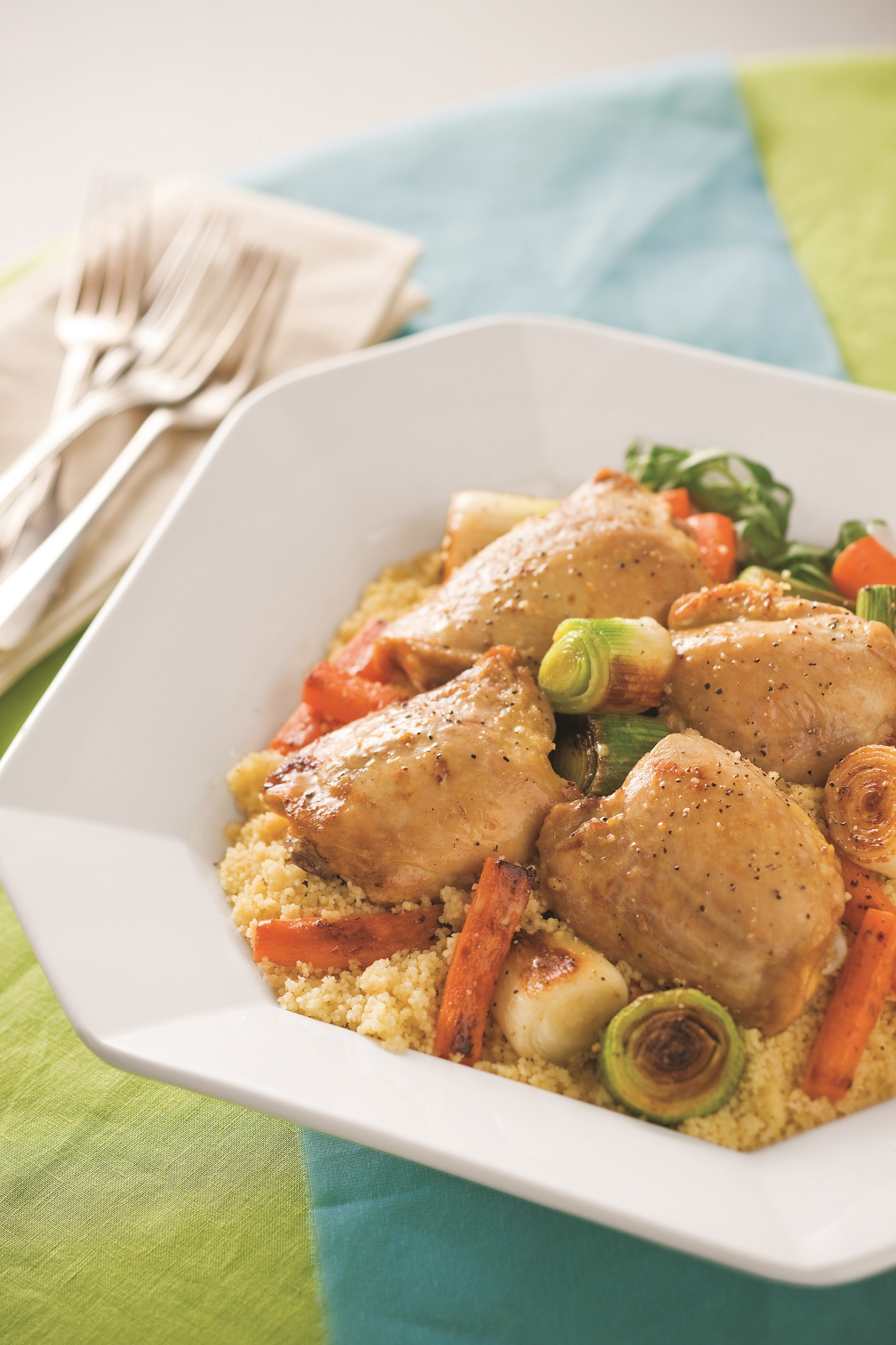 Heather's Florida Kitchen Morning Mix recipe Chicken Thighs Braised