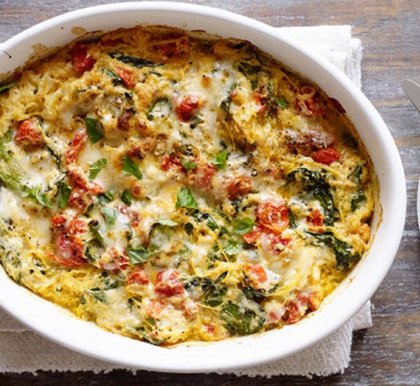 Heather's Florida Kitchen Creamy Spaghetti Squash with Ricotta and