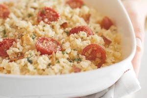 Italian Bacon and Tomato Risotto (Photo courtesy KraftRecipes.com, Kraft Foods, and the H.J. Heinz Co. brands )