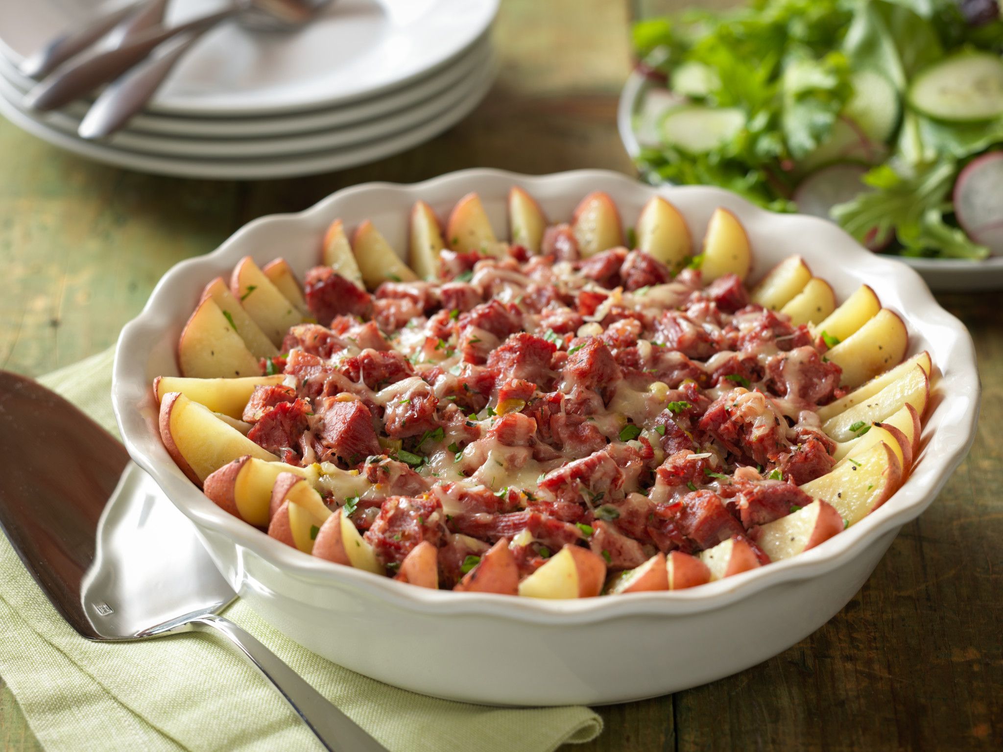 Heather's Florida Kitchen Morning Mix recipe Rustic Corned Beef and