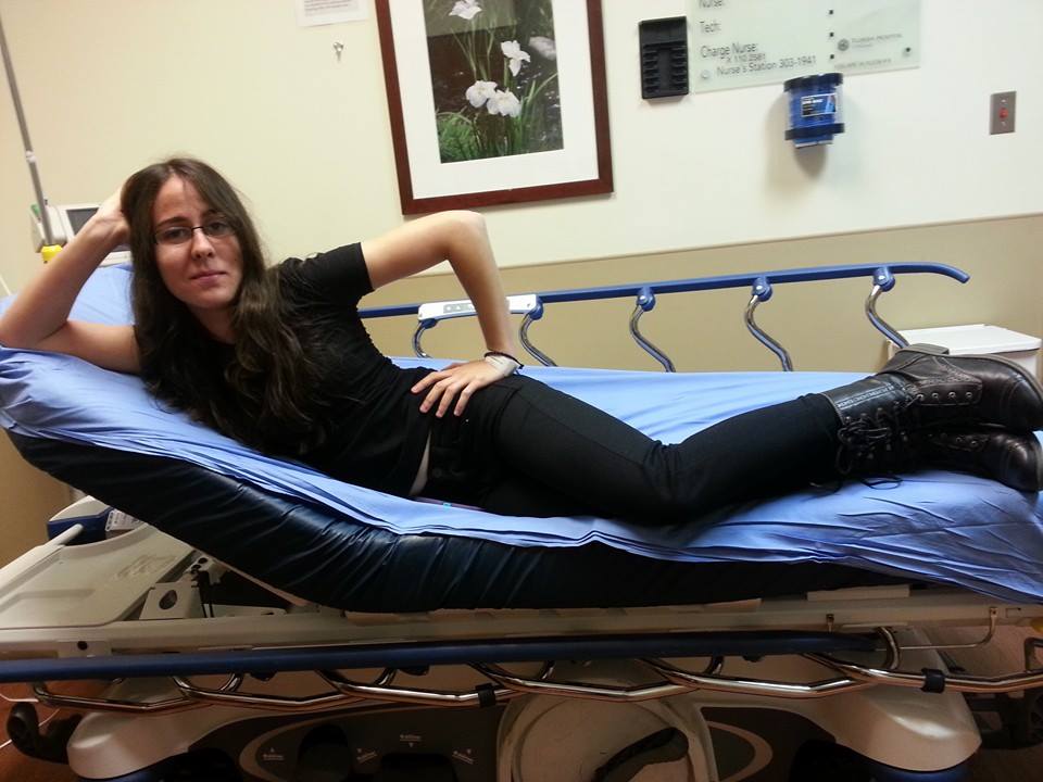 An embarrasing picture of me from Aug. 2014 when all I had to my goth name was some black clothes and combat boots. Note the lack of black hair.