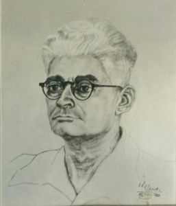 Portrait of my grandfather, Albert Willem Joseph Straub, who died in as a POW in a forced-labor Mitsubishi tin mine outside Tokyo in 1943.