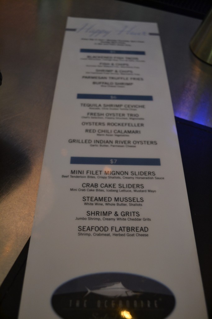 orlando's happiest hours Happy Hour Review Oceanaire Seafood Room, I